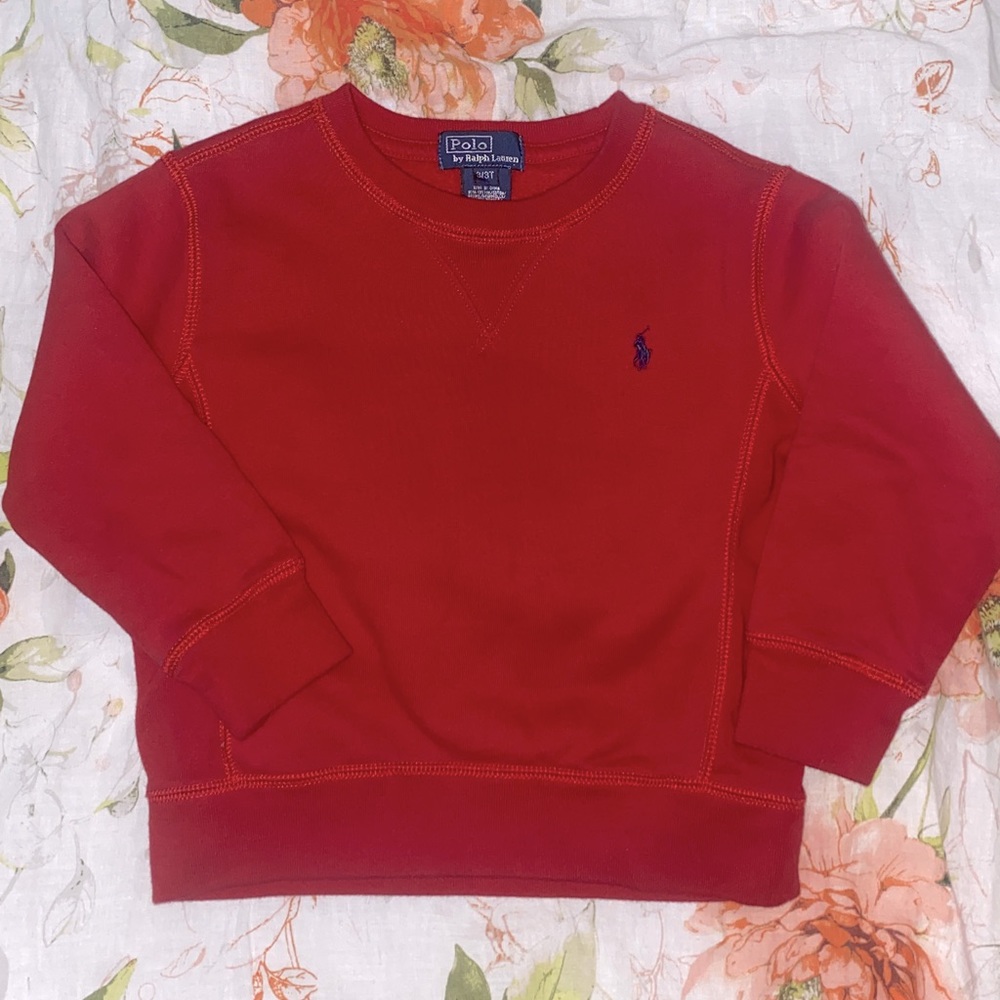 Polo Ralph Lauren red sweatshirt